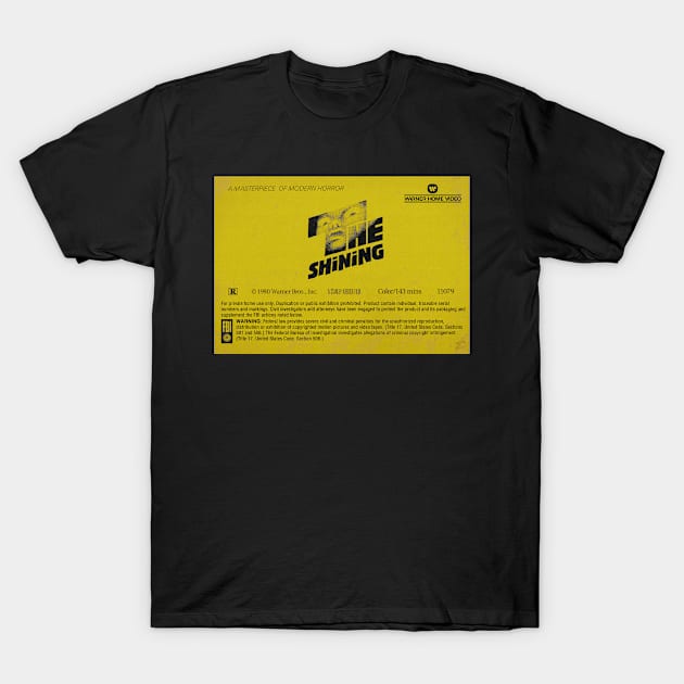 The Shining VHS Label T-Shirt by simon_maggots